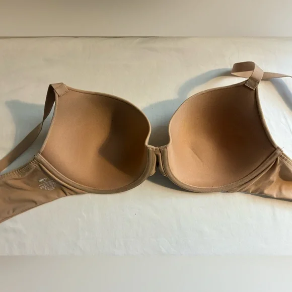 Skims Beige Padded Bra Woman 36D Wired Comfortable Stretch Adjustable - Picture 5 of 7